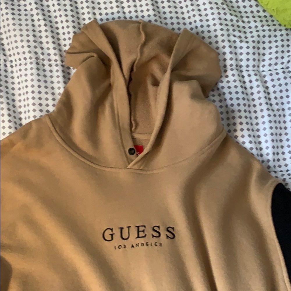 Guess - hoodie tan color
